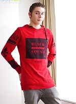 Cute Enzo Sky masturbates with his sneaker. by BF Collection