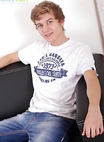 Cute twink Logan Lech strokes off in his sneaker. by BF Collection