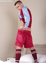 Kody Dunn strokes his hard cock after soccer practice. by BF Collection With Kody Dunn