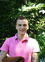 Dom Ully strips and masturbates out in the backyard. by BF Collection With Dom Ully