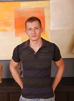 Martin Sanders kisses his bicep and cums on his stomach. by BF Collection