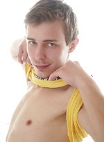 Athletic William Novy strips naked and then spreads his ass. by BF Collection