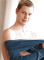 Gorgeous blonde stud Damion Diesel strokes his cock. by BF Collection