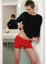 Ben Kingston busts a big nut in the bathroom. by BF Collection