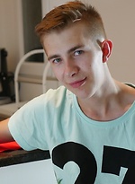 Super cute Dominik Black jerks off his beautiful cock. by BF Collection With Dominik Black