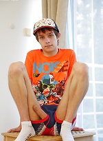Cute teen Ben Kingston stroking his beautiful uncut dick. by BF Collection
