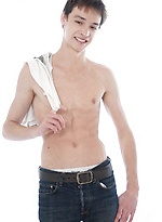 Skinny boy Alessandro Katz rubbing his tight asshole. by BF Collection