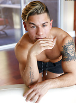 Gym Jock Gio Lockwood Jerks His Uncut COCK by Gayhoopla With Gio Lockwood