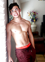 Fit Ripped Teen Julian Rodriguez Jerks And CUMS by Gayhoopla