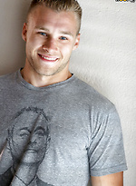 Buff Blonde Kyle Holmes Fucks The Couch in Cum Solo by Gayhoopla