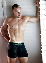 Buff Blonde Kyle Holmes Fucks The Couch in Cum Solo by Gayhoopla