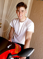 Country Biker Boy Russ Logo Jerks OFF and CUMS by Gayhoopla