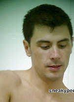 Great looking guy dressing after a shower by Sneaky Peek
