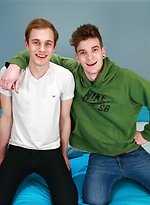 Straight Lads Caspar & Luke Spank Ass & Wank each others Uncut Cocks & Unload! by English Lads