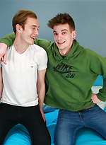 Straight Lads Caspar & Luke Spank Ass & Wank each others Uncut Cocks & Unload! by English Lads