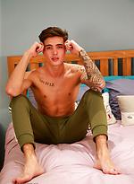 Straight Pup Casias Pumps his Ass with a Dildo Wanks his Big Uncut Cock & Shoots Massive! by English Lads