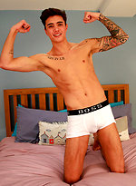Straight Pup Casias Pumps his Ass with a Dildo Wanks his Big Uncut Cock & Shoots Massive! by English Lads