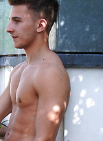 Young Barman & Athletic Young Pup Jack Shows Us His Big Cock and Cums Loads! by English Lads