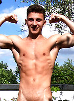 Young Barman & Athletic Young Pup Jack Shows Us His Big Cock and Cums Loads! by English Lads