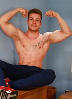 Straight Young Muscle Stud Lewis gets his 1st Manhandling & Squirts Loads of Cum! by English Lads