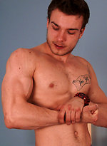 Straight Young Muscle Stud Lewis gets his 1st Manhandling and Squirts Loads of Cum! by English Lads