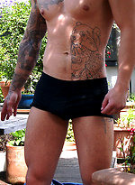 Straight Young Personal Trainer Shows his Muscled Body and Hard Uncut Cock! by English Lads