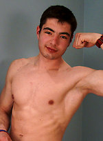 Straight Pup Toni is Tall, Lean and Keen to Show Us his Rock Hard Uncut Cock! by English Lads