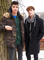Jared Shaw and Johannes Lars fuck bareback after a cold walk in the city. by BF Collection With Jared Shaw,Johannes Lars