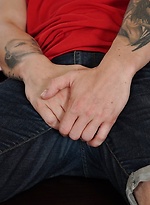 Joshua Czech strokes his nice cock while fingering his hairy asshole. by BF Collection