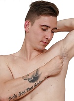 Joshua Czech strokes his nice cock while fingering his hairy asshole. by BF Collection
