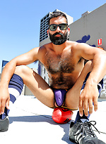 My hot mate Bastien Passif is stripping naked on my city roof by Bentley Race With Bastien Passif