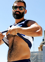 My hot mate Bastien Passif is stripping naked on my city roof by Bentley Race With Bastien Passif