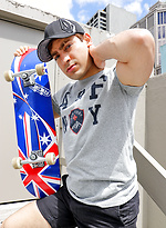 Naked rooftop fun with Ethan Summers by Bentley Race