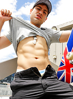 Naked rooftop fun with Ethan Summers by Bentley Race