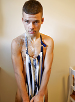 Soapy Boys - Our cheeky mate Kevin Babik is making a mess of the kitchen by Bentley Race