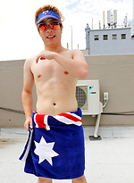 Ryan Kai's nude outdoor shoot and massage by Bentley Race