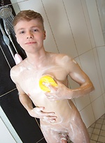 Shower twink jerk off by Doggy Boys With Lucho Cordell