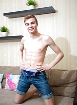 Dildo twink Marek slides it in deep by BoysFox With Marek Kraus