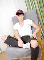 Hung twink boy Leo enjoys anal play by Doggy Boys With Leo Alfano
