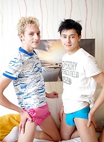 Hung twink Leo slides into blond boy Andreas by Doggy Boys With Leo Alfano,Andreas Nilsen