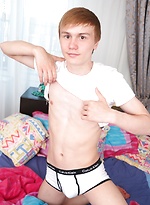 Boy's first dildo, Kasper loves his new toy by Doggy Boys With Kasper Arley