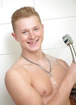 Rustie pumps a big load of teen boy cum from his dick by Doggy Boys With Rustie Port