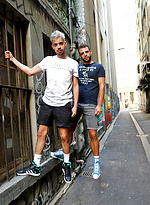 Layton Charles is fucking my French twink mate Brock for his first couple porn shoot by Bentley Race