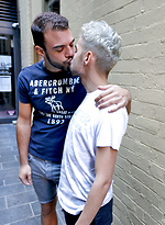 Layton Charles is fucking my French twink mate Brock for his first couple porn shoot by Bentley Race
