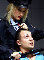 BallBusting with Nick Vargas and Angel Wicks by Behind Friends With Nick Vargas