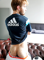 My straight scruffy mate Tom Jackson is giving a hot strip show by Bentley Race