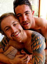 Aussies Luc and Damien meet for their first hook up by Bentley Race