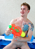 My hot mate Kell Fuller taking a skinny dip by Bentley Race