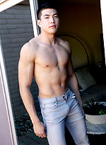 Tall Jock Sean Lee Shoots Some Hoops and Jerks His Uncut COCK by Gayhoopla