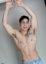 Super Fit Hung Cock Diego Cruz Jerks Off by Gayhoopla With Diego Cruz